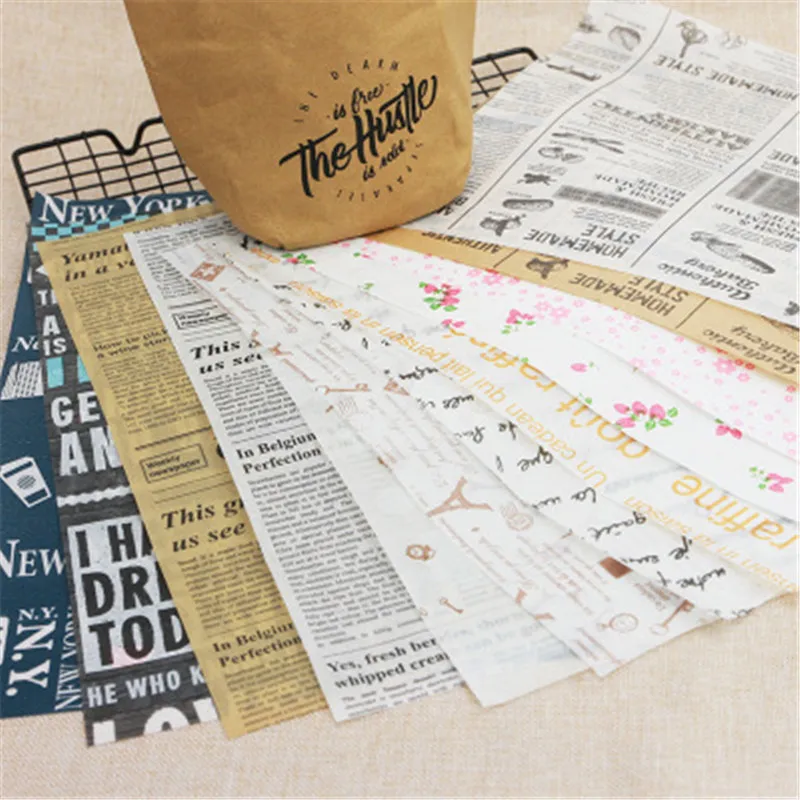 Generic Newspaper Style Parchment Wax Paper Oilpaper Food Brown Jumia