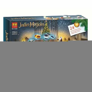 

2019 Bela 11443 339Pcs Potter Movie Advent Calendar Building Blocks Bricks Kids Toys Christmas gift 75964