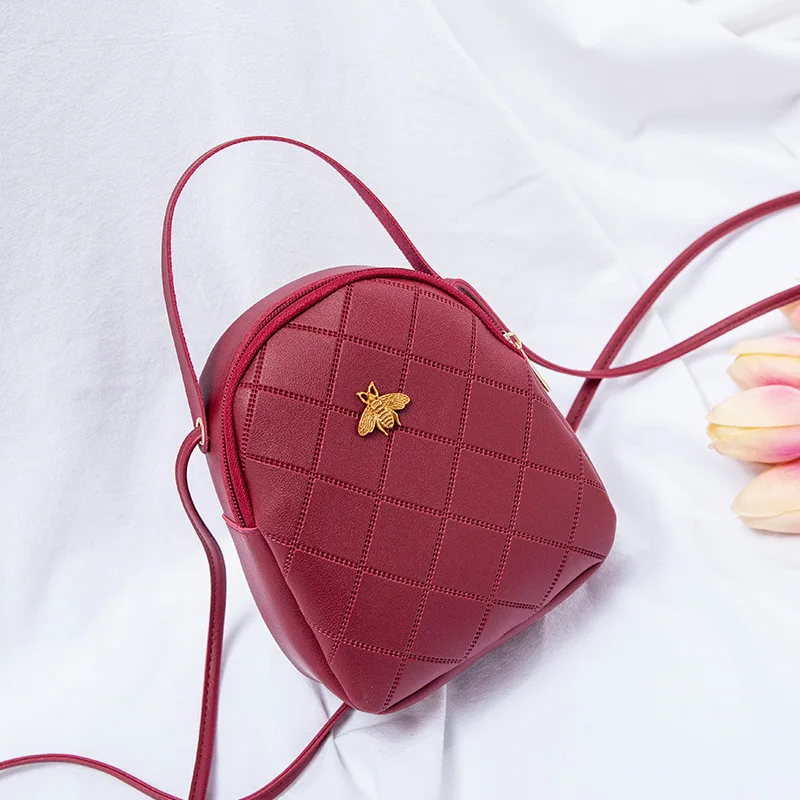 Arsmundi, модный мини-рюкзак для женщин, искусственная кожа, простая сумка на плечо, Многофункциональный маленький рюкзак, Женский Школьный рюкзак, Mochila - Color: Red
