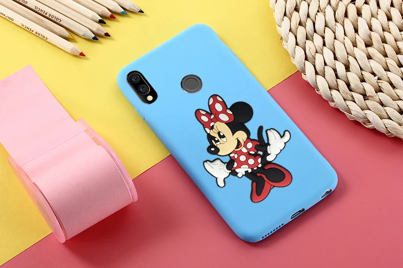 TRISEOLY для huawei Y9 чехол карамельный ТПУ бампер Y 9 3D мультфильм девушка мышь Мягкий силиконовый чехол для телефона huawei Y9
