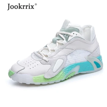 

Jookrrix 2020 Women Summer Fashion Female Casual Shoes For Women Genuine Leather Chunky Sneakers Lady Comfortable Shoes ZD2696