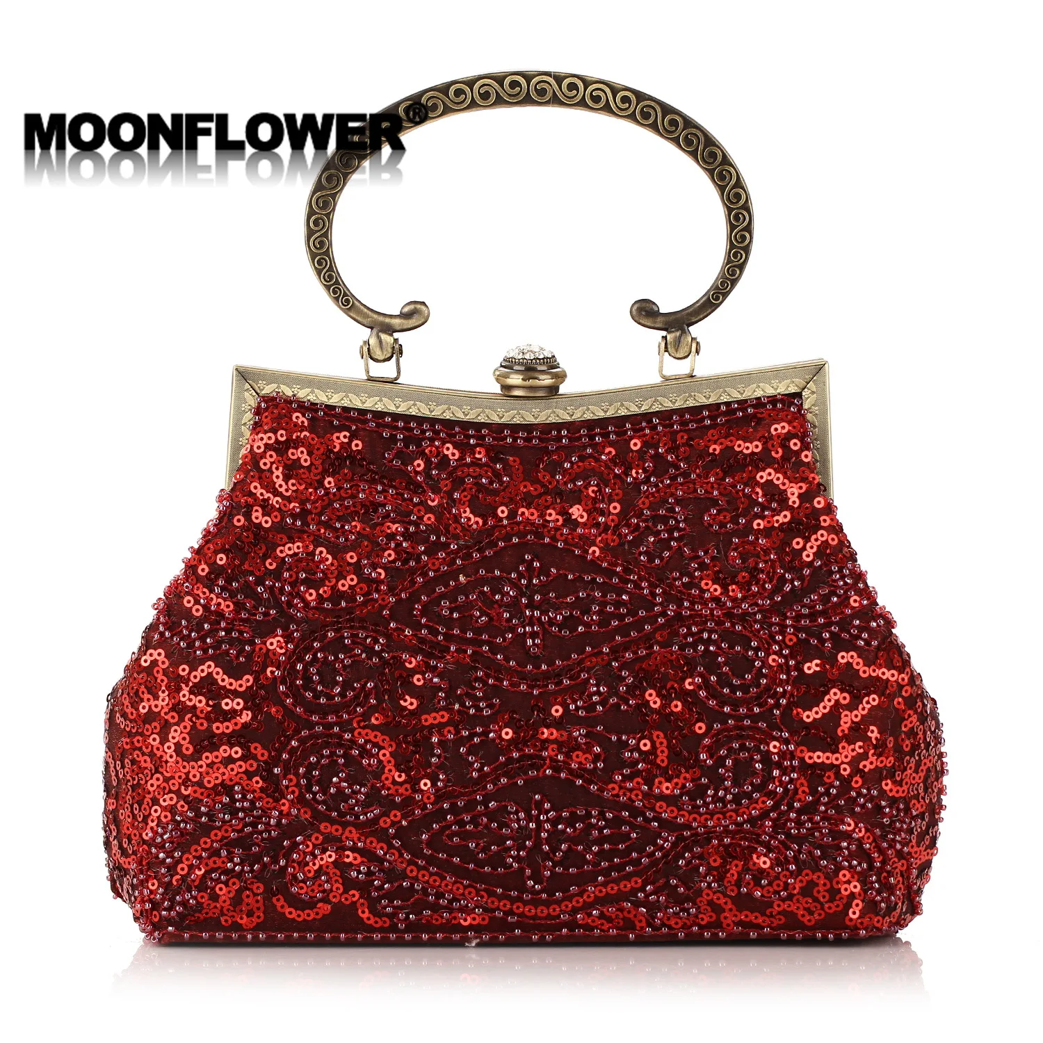 Винтажная вышитая бисером сумка Cheongsam вечерняя сумка модная дама Tote