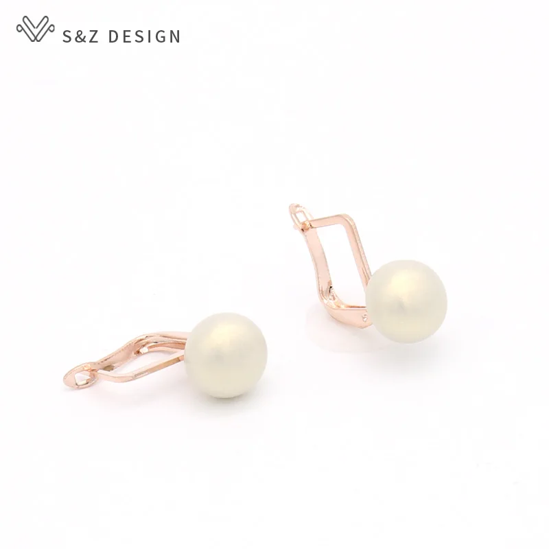 S&Z DESIGN Korean Fashion Colour Round Cute Drop Earrings New Trendy Love Small Earrings For Women Girls Daily Accessories