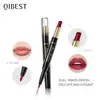 QIBEST 2 In 1 Matte Lipstick Lip Liner Nude Lipliner Makeup Waterproof Lipstick Pen Long Lasting Lip Pencil Makeup Lips Cosmetic 5