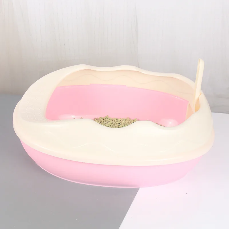 Cat Litter Box Semi-closed Cat Toilet Big Cat Potty To Send Cat Litter Shovel Pet Supplies Cat Litter Box Semi-closed Cat Toilet Big Cat Potty To Send Cat Litter Shovel Pet Supplies