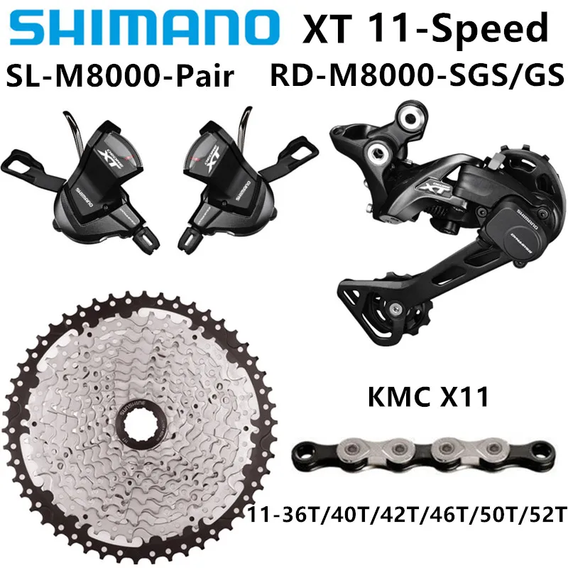 SHIMANO XT SL M8000 MTB 11 скоростной фонарь замок GS после маховика 36T/40T/42T/46T/50T/52T KMC X11