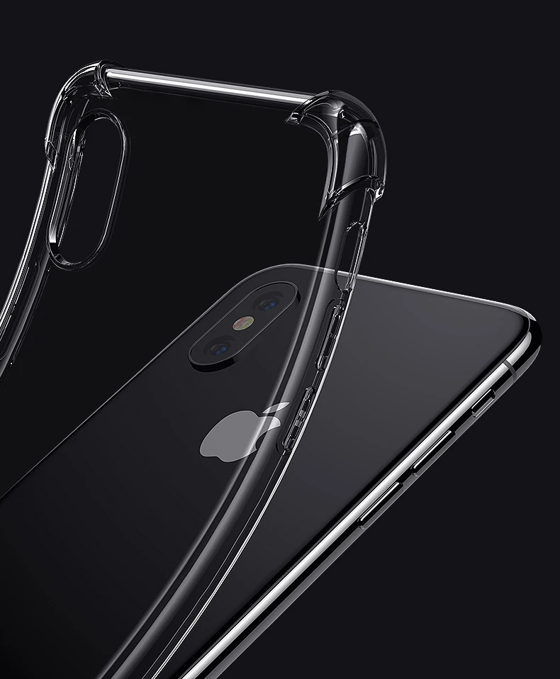 Прозрачный Ультратонкий чехол для iphone 7 8 6 S Plus 5 5S SE 2020 X XR XS Max 12 mini 11 Pro Мягкий