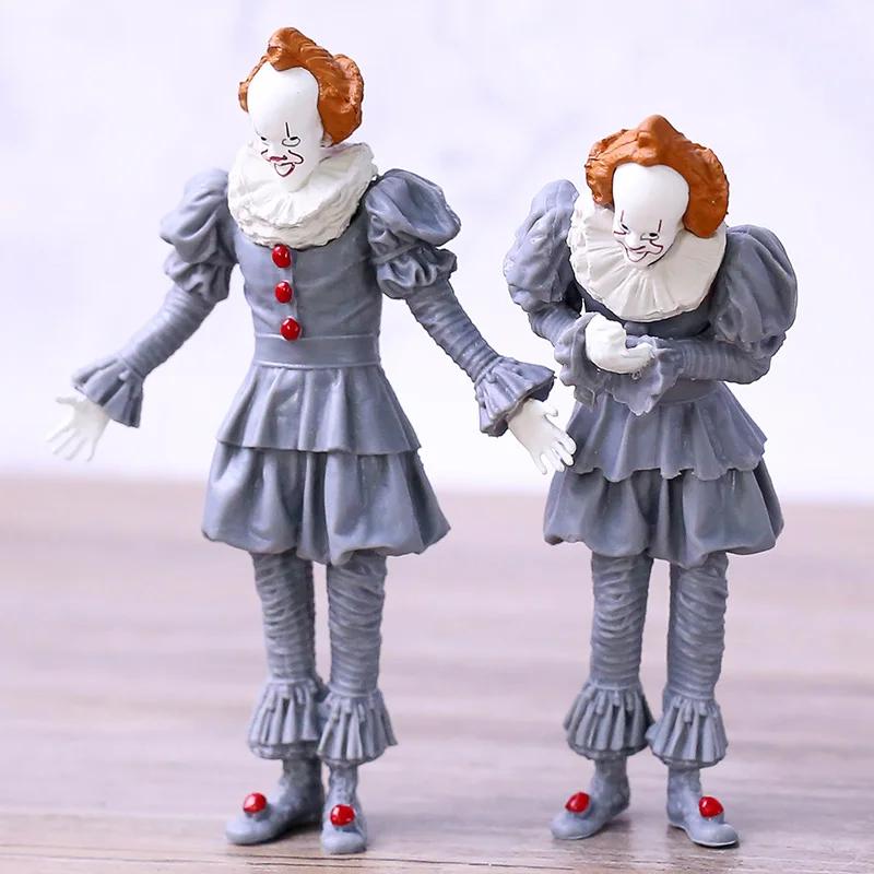 2 шт. Pennywise фигурка Стивен Кинг это клоун ужаса модель игрушки кукла для детей
