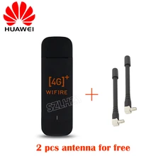 20 шт разблокированный HUAWEI E3372 E3372h-153 4G LTE 150 mbps-модем 4G USB ключ карта данных мобильный широкополосный с 2 шт. антенной