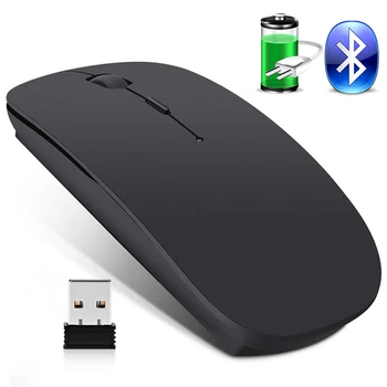 

Silent Wireless Mouse Bluetooth Mouse USB Computer Mouse Wireless Rechargeable Mause Bluetooth 4.0 Ergonomic Mice for PC Laptop