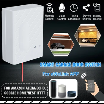 

Plastic APP Smart Wifi Switch Garage Door Opener Wireless Universal Security Controller Home Remote Control Alarm Easy Install