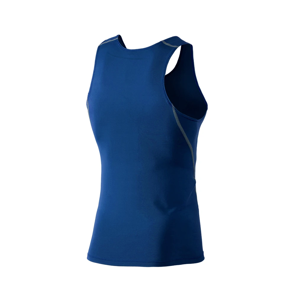 Fashion Fat Male Training Polyester 7 Colors Sport Fitness Gym Athletic Shirts Sleeveless Tops Sport Vest Comfortanble S-3XL