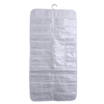 

72 Pocket Jewelry Hanging Storage Organizer Holder Earring Bag Pouch Display Hot