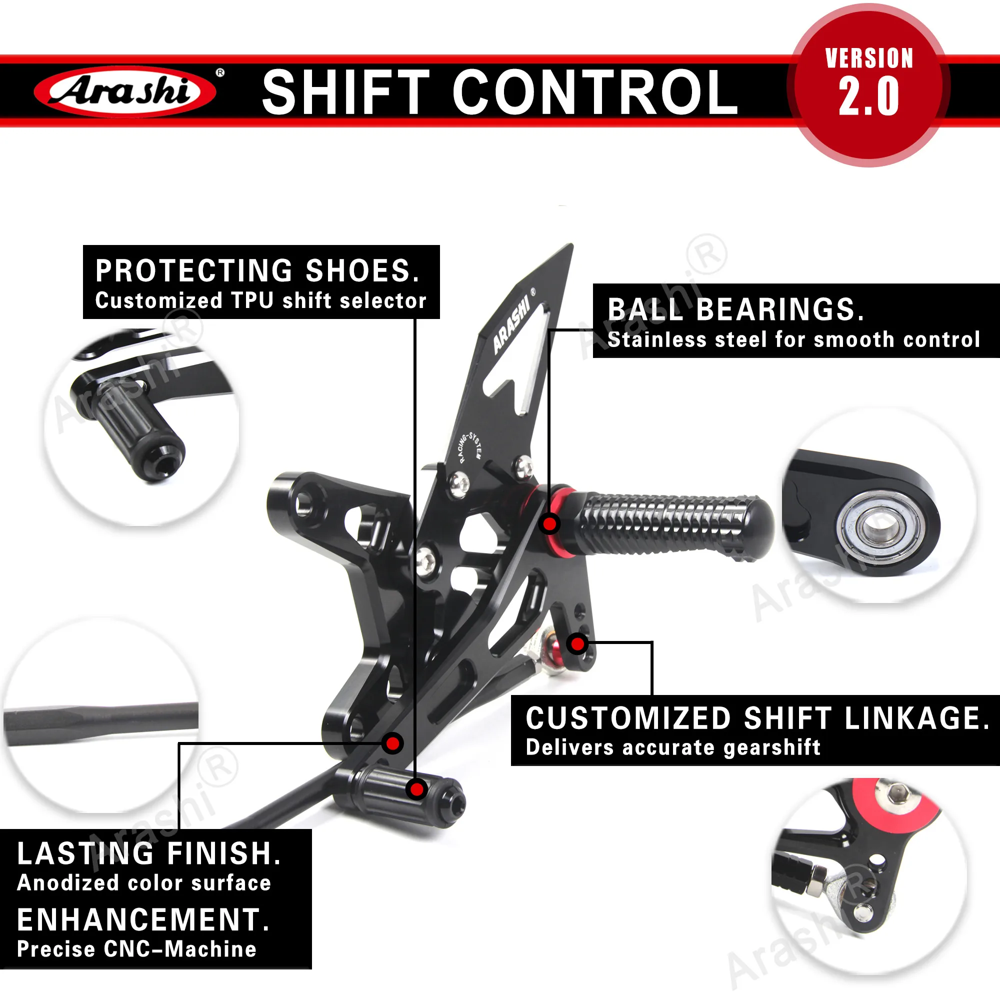 Shift Adjustable Footrest