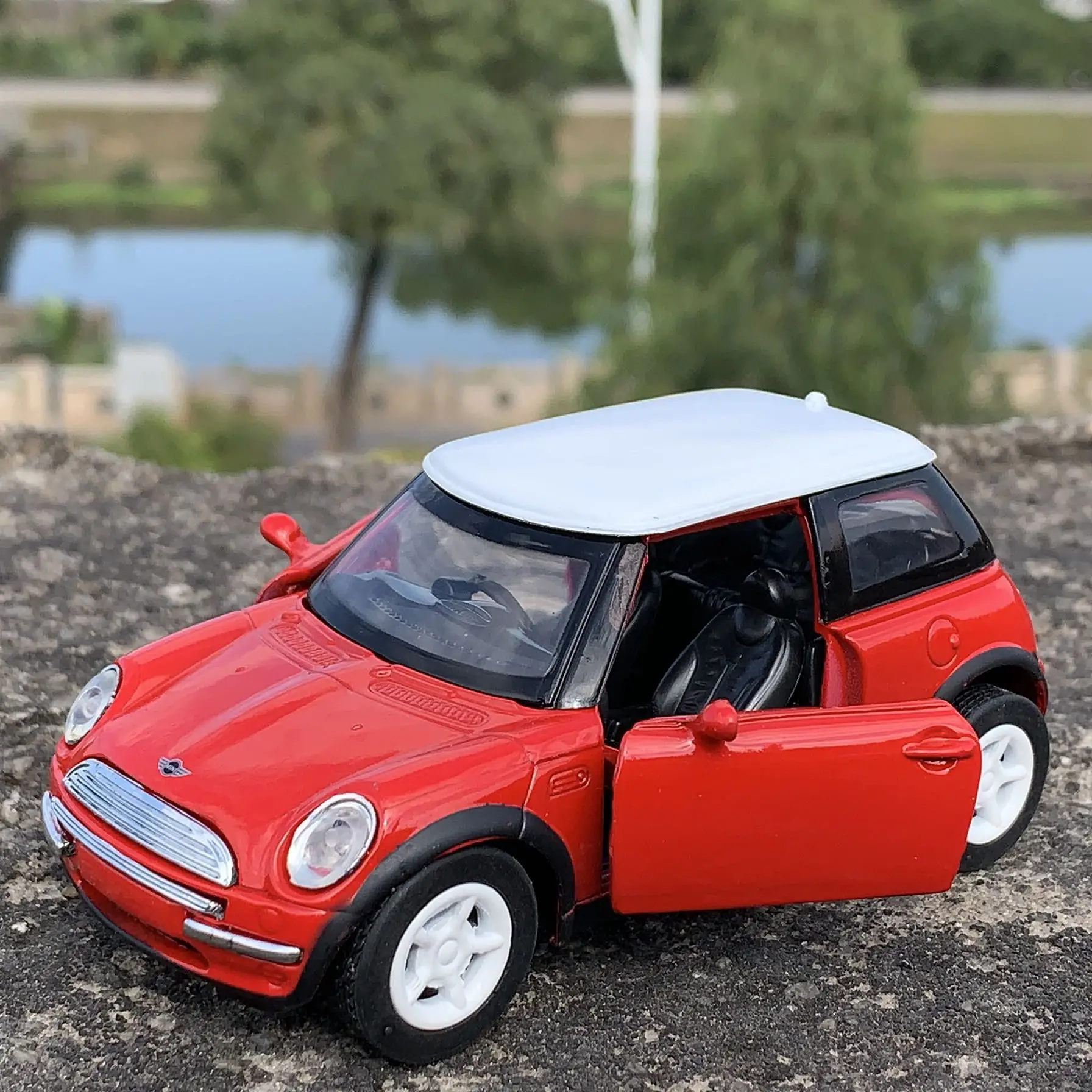 10 шт./лот Newray 1/32 масштаб классическая модель автомобиля Mini Cooper литье под давлением металлическая модель автомобиля игрушка