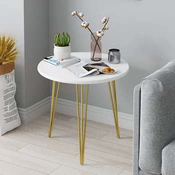 

Light Luxury Coffee Table Creative Round Ins Style Tea Table Modern Sofa side Table for Living Home Furniture Bedroom