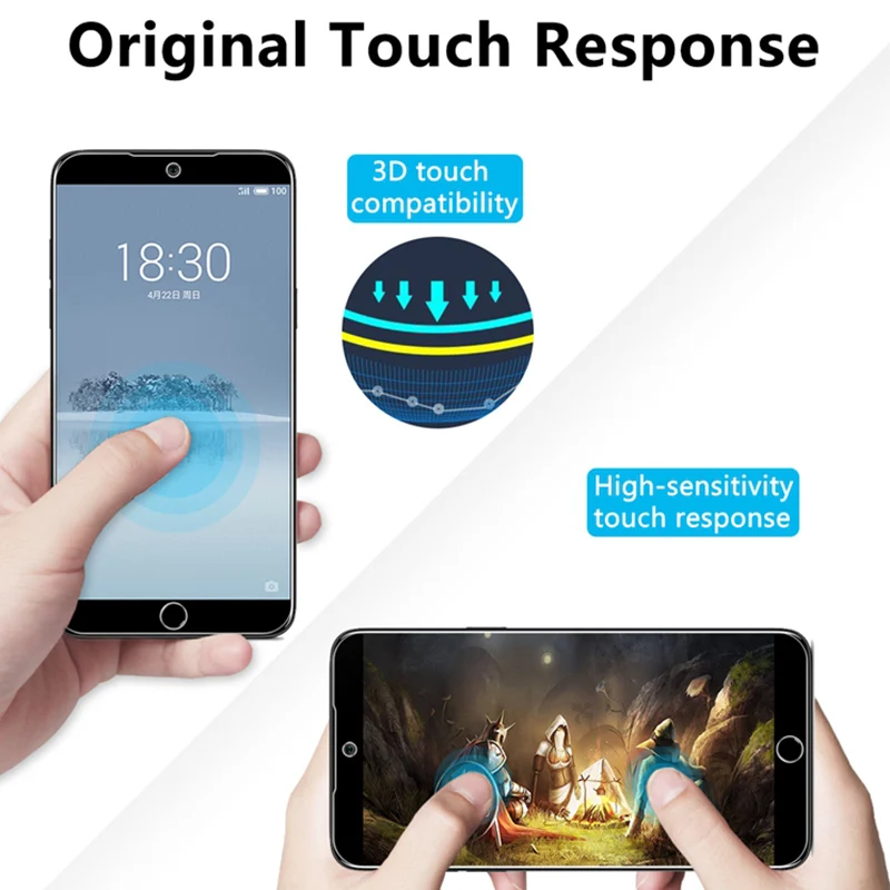 Tempered Glass Toughed 9H HD Screen Protector for Meizu M6 M5 M3 M2 Note Protective Glass on Meizu M6S M5S M3S