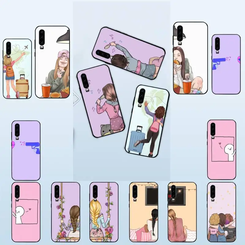 Чехол для телефона от лучшего друга YNDFCNB Huawei P20 P30 P9 P10 plus P8 lite Psmart 2019 pro lite|Бамперы| |
