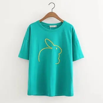 

2018 new summer wear short sleeves T-Shirts body repair cartoon design round neck and regular bottoming shirt