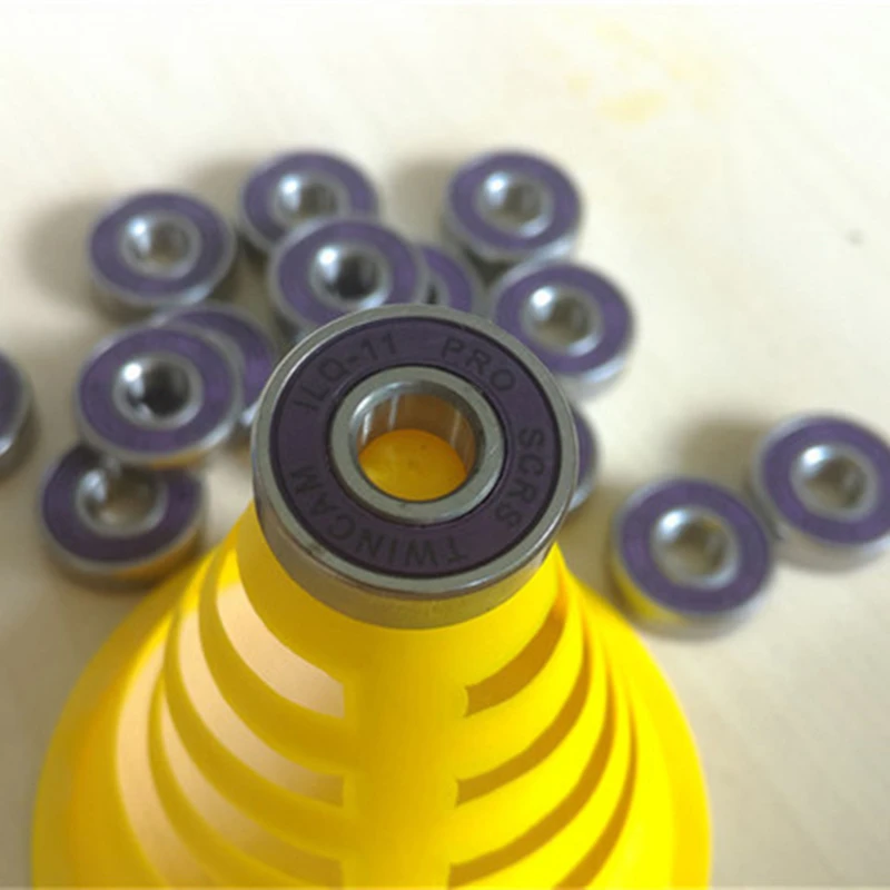 100-Pack 8x22x7mm 608-2RS Ball Bearings - Skate Bearings, Miniature Metric, VXB Brand