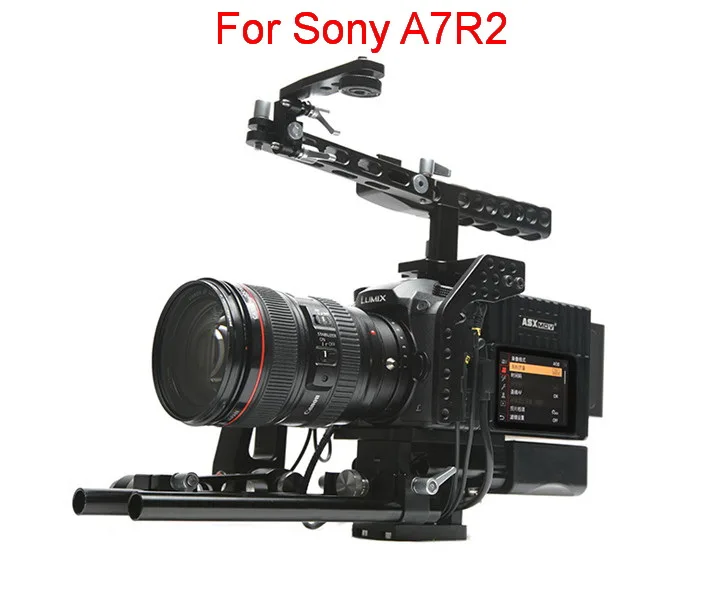 ASXMOV-Scorpion плечевой держатель видео стабилизатор Матовая коробка DSLR камера установка для sony A7R2/A7S2/A72 для Panasonic GH5/GH4 - Цвет: suit for Sony A7R2
