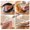 Micro Fiber Cleaning Cloth Rags Water Absorption Non-Stick Oil Washing Kitchen Towel Household Tools Cleaning Wiping Tools 6