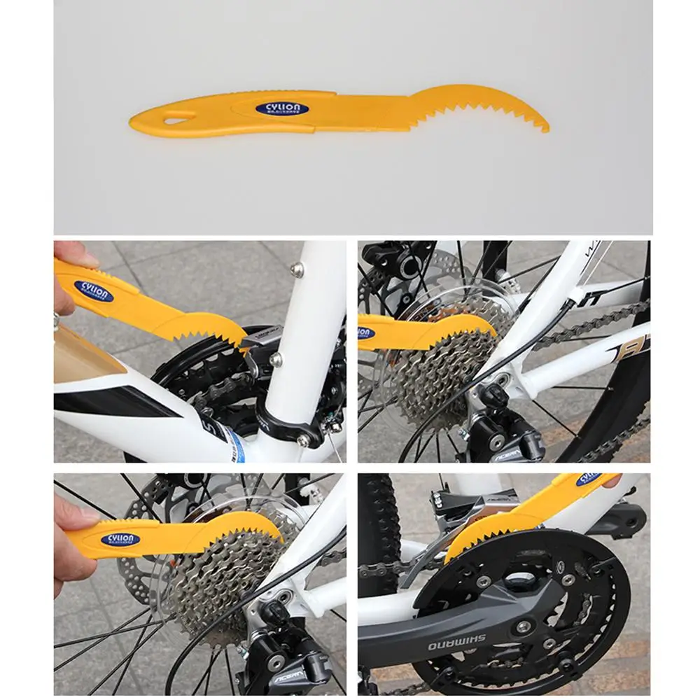 8 шт. портативный очиститель для велосипедной цепи скребок для велосипеда Наборы инструментов для мытья шин щетки для горного велоспорта Набор для очистки наружные аксессуары