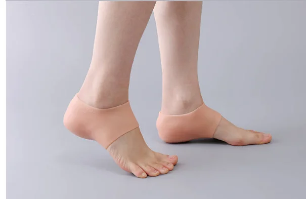 nude 2.5cm no holes Shopify дропшиппинг силиконовые стельки для увеличения роста невидимые стельки носки подпяточники 3,5 см, увеличивающие рост, с бантом-уход для ног: стельки инструмент - Цвет: nude 2.5cm no holes