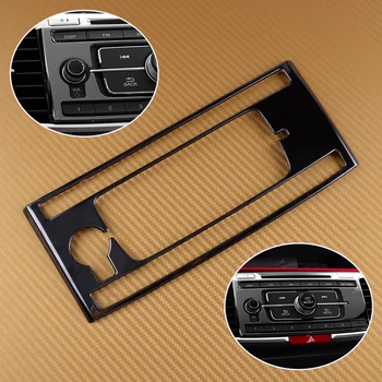 

DWCX Black Stainless Steel Center Console Cover Trim Frame Fit for Honda Accord 2013 2014 2015 2016 2017