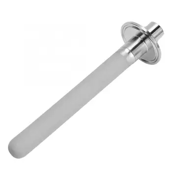 

6in Homebrew Carbonation Stone Stainless Steel Carbonation Stone SS316 with G1/4in NPT Female Gas Inlet for Beer Homebrew