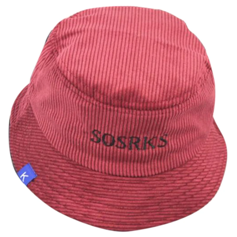Женская хлопковая Вельветовая Кепка Bob, кепка s в стиле хип-хоп, крутая спортивная летняя женская пляжная шляпа от солнца для рыбалки - Цвет: QWAC205-WR