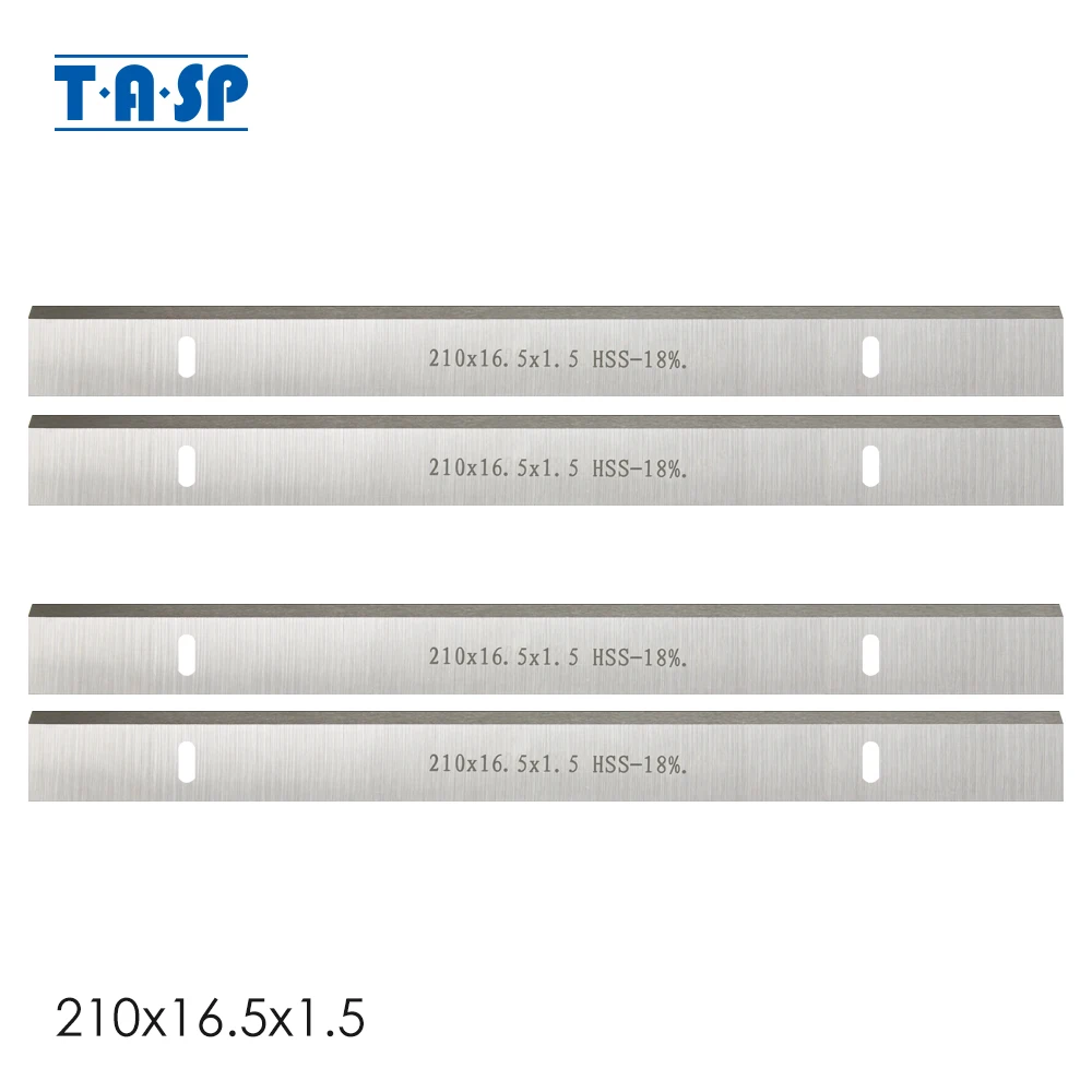 Tasp 2 Paia 8 "210Mm Hss Spessore Lame Per Pialla Per Legno 210X16.5X1.5Mm Coltello Per Einhell Th-Sp 204 Tc-Sp 204 Erbauer 052