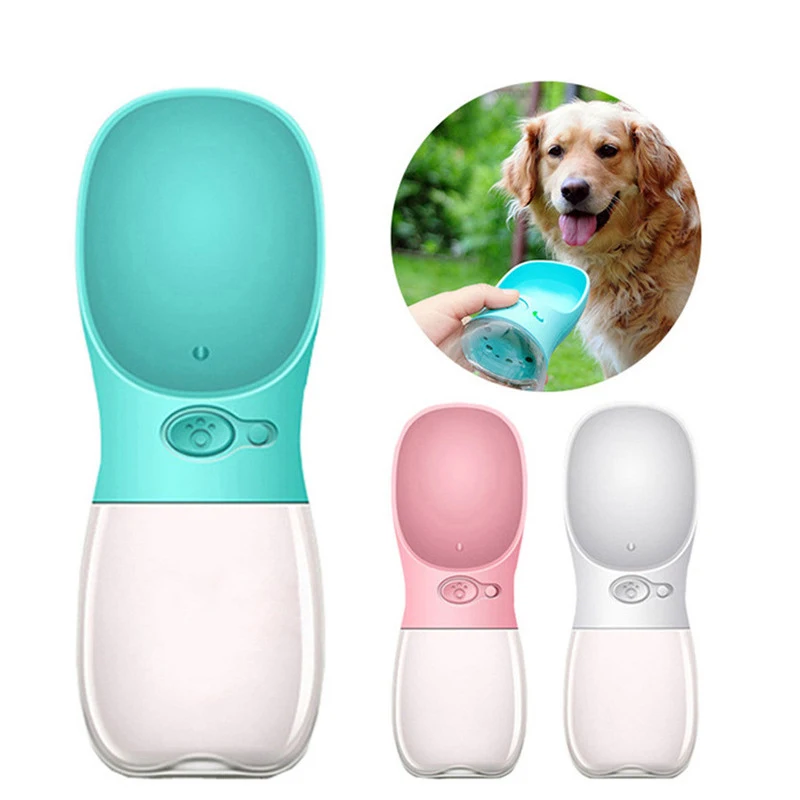 

Pretty&Better Dog Water Bottle Leak Proof Portable Puppy Water Dispenser with Drinking Feeder for Pets Outdoor Walking Travel