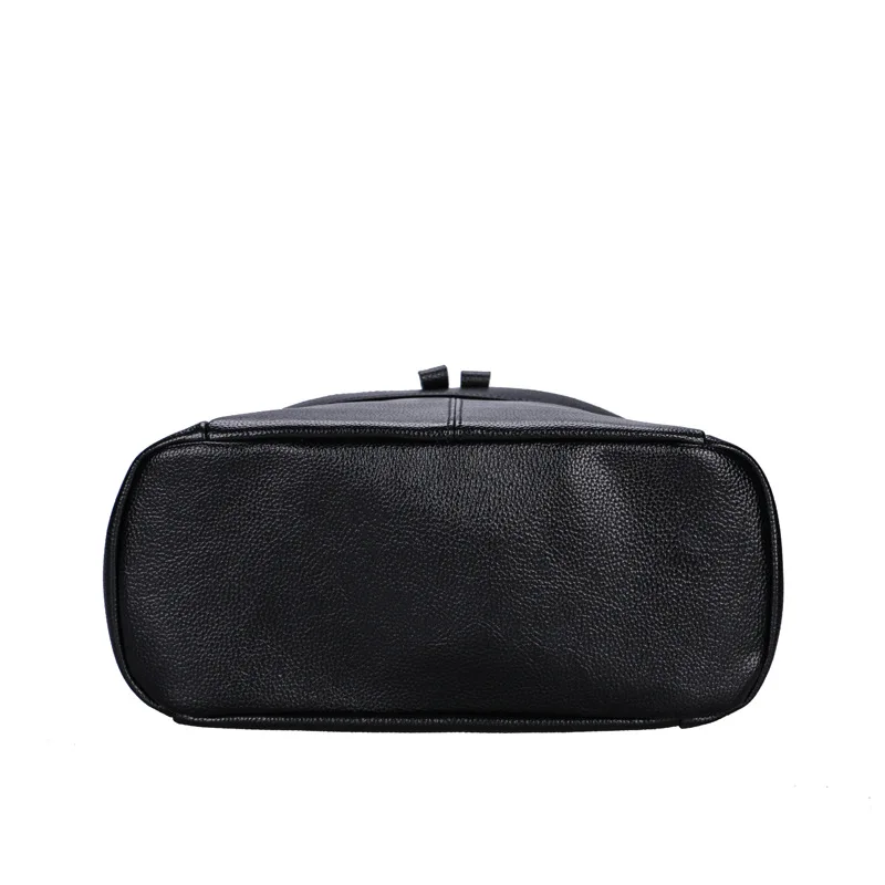 Высококачественный кожаный рюкзак из натуральной кожи, женский рюкзак Mochila Feminina на молнии, однотонный кошелек, рюкзак для книг C1163