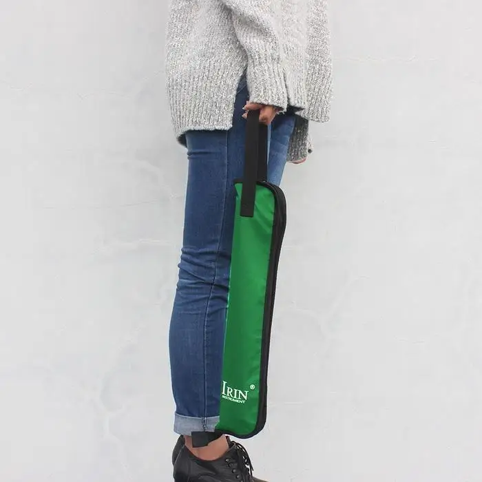 Drum Stick Bag Case Water-resistant Oxford Cloth With Carrying Strap Red, Pink, Green, Coffee, Blue, Black