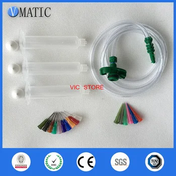 

Free Shipping 2019 Fast Selling Quality 3cc/ml Glue Dispensing Pneumatic Syringe Barrel Adapter With Needles