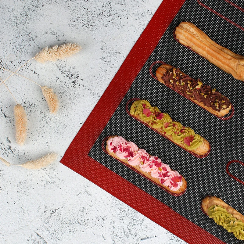 Non Stick Baking Mat Oven Sheet Liner For Cookie /Bread/ /Biscuits/Puff/Eclair Perforated Silicone Pastry Tool Baking Mat