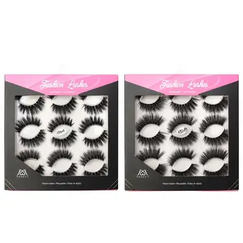 

18 Pairs 5D Mink False Eyelashes Natural Wispy Fluffy Dramatic Volume Fake Lashes Extension Handmade Cruelty-free Eyelash