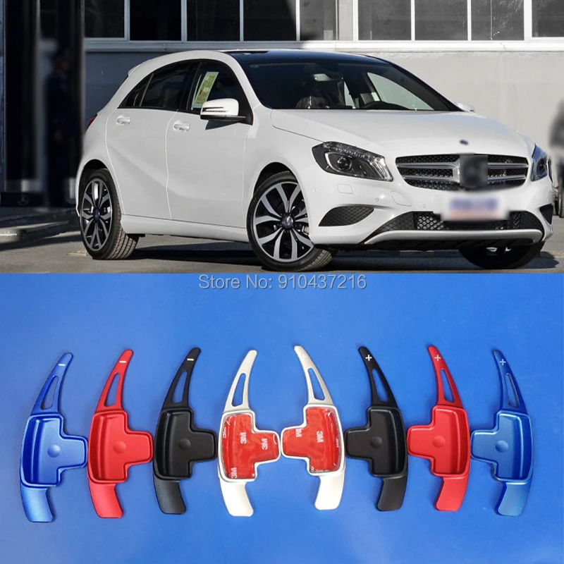 

For Mercedes Benz A B C M CLASS GLK SLK GL 2010-2015 Aluminum Car Steering Wheel Shift Paddle Shifter Gear Extention