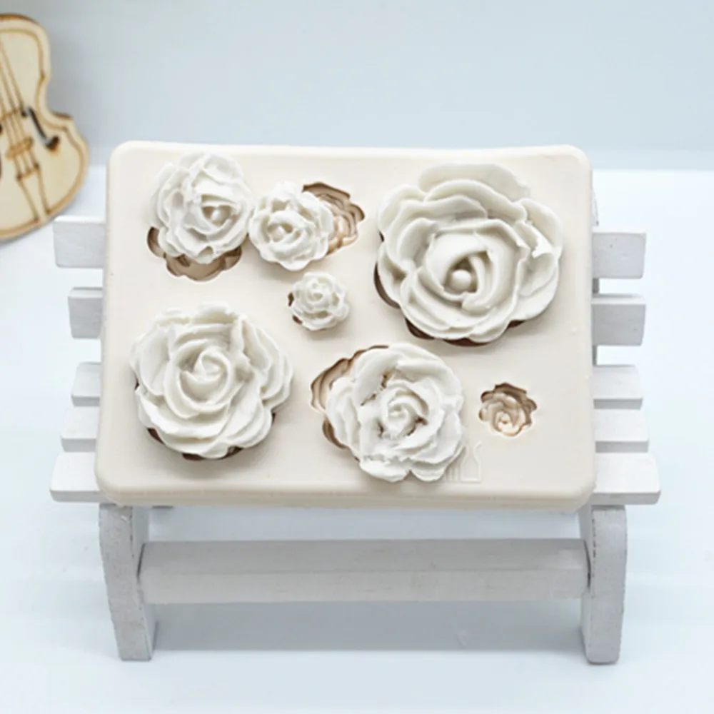 

Luyou DIY 1pc Flowers cake tools silicone molds fondant mold cake decorating tools resin mold baking accessories