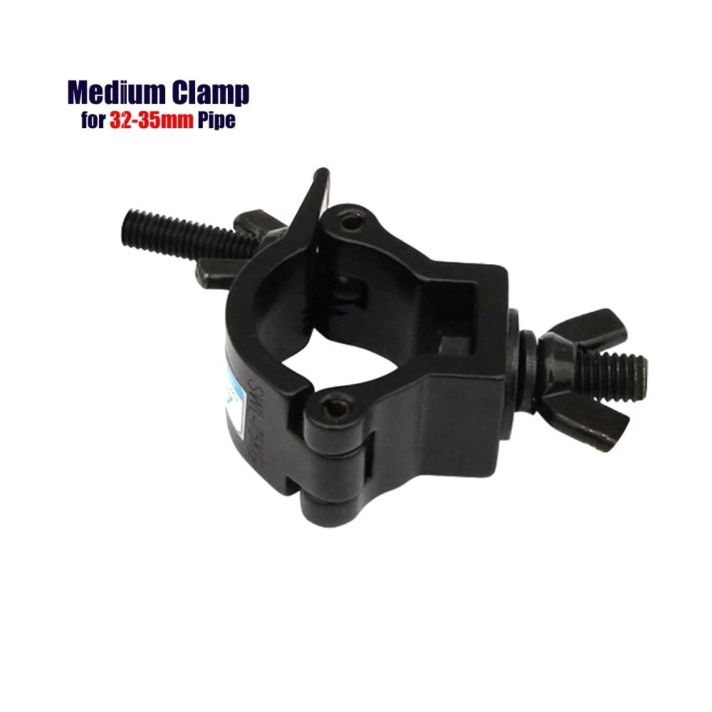 O Clamp 32-35 mm Lighting Mount for Stage Lighting Moving Head Light Par Light Spotlight Aluminum Alloy Finish 165lbs/ 75kg led stage light