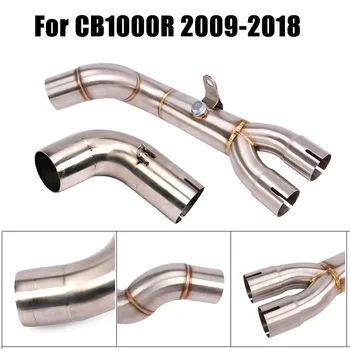 

Delete Catalyst for 2009-2018 CB1000R Motorcycle Exhaust Pipe Mid Link Pipe Slip On Original Muffler Stainless Steel