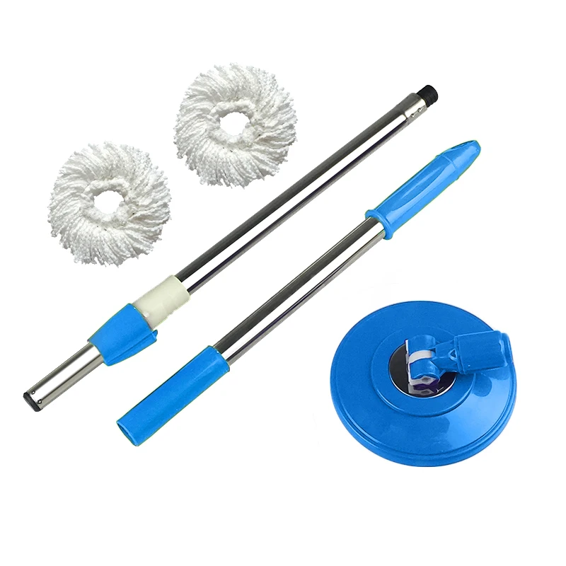 Hand Stainless Steel Overstretches Rotating Mop Pole General Mop Head
