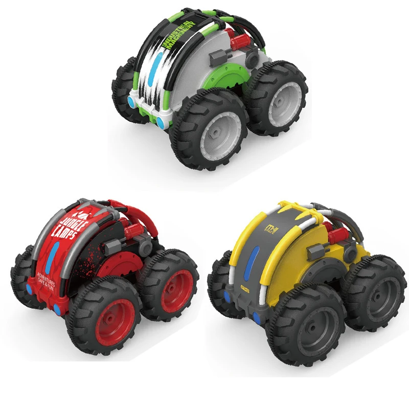 Новая детская игрушка с дистанционным управлением автомобиль-амфибия 4WD 1:24 зеленый красный и желтый развивающие игрушки автомобили