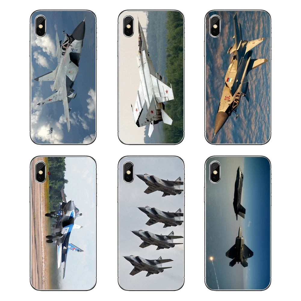 Чехлы для телефонов русский Mig 31 Jet Fighting Сокол истребитель самолет iPod Touch iPhone 4 4S 5 5S