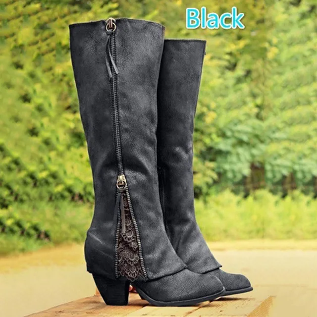 women's fold over boots