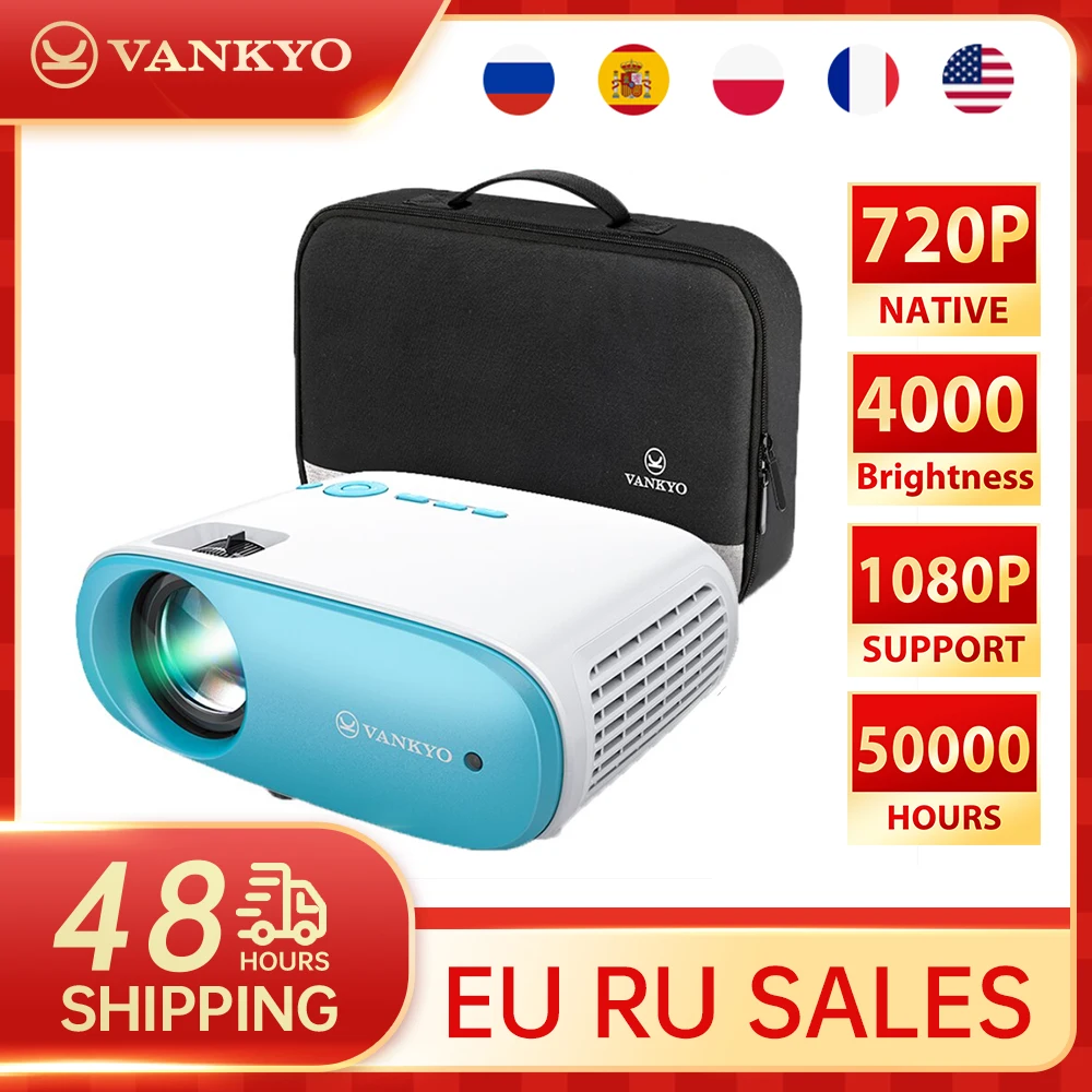 Vankyo Cinemango C100P Projector LED 1080P Projector full HD mini