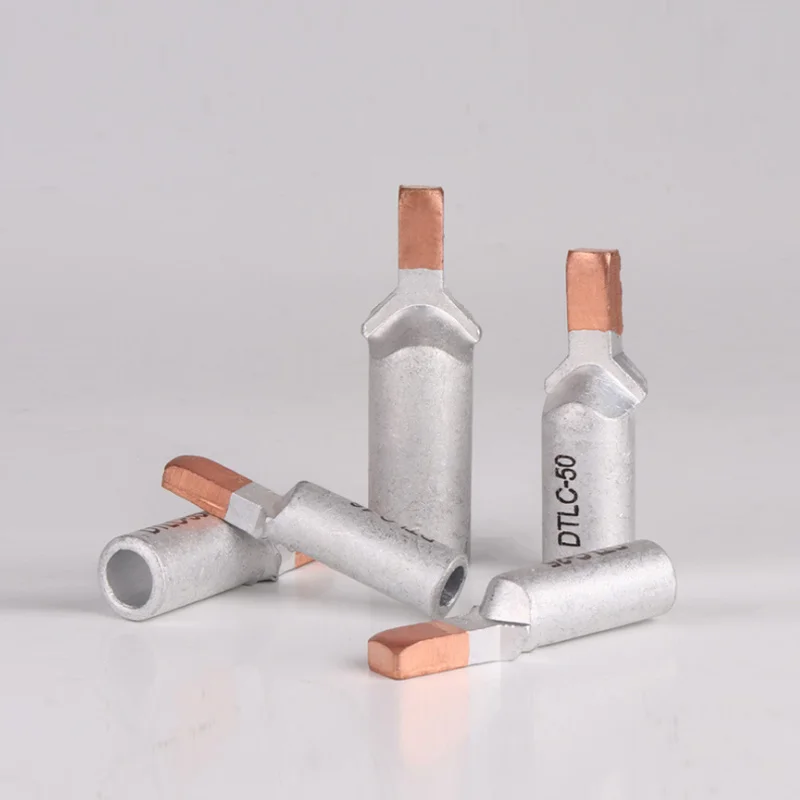 Circuit Breaker Copper Aluminum Cable Terminal Bare Terminal Cable Lugs Wire Connector Joint Kit DTL C45-10/16/25/35/50 mm2