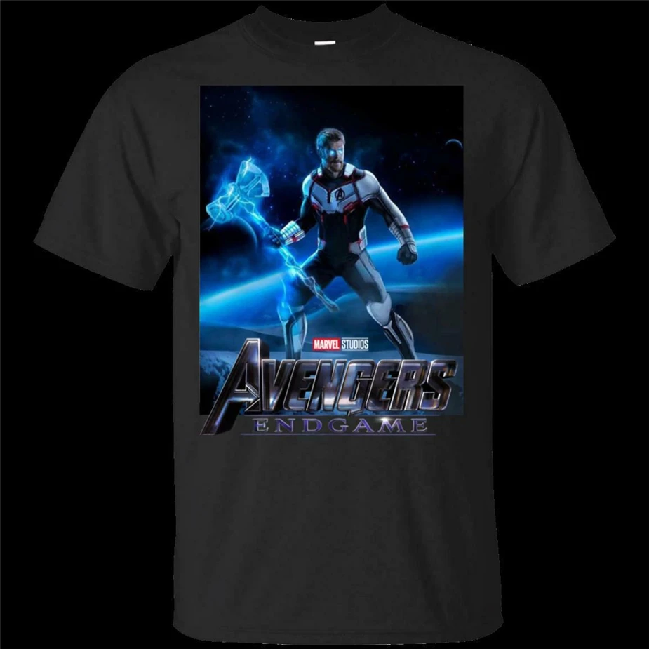 vesícula biliar Bisagra alarma Thor Marvel Avengers Endgame nueva Camiseta corta de hombre de la Marina  negra S 3Xl. Camiseta de diseño clásico personalizado|Camisetas| -  AliExpress