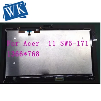 

For Acer Aspire Switch 11 SW5-171 SW5-171P 1366x768 Replacement LCD Display Touch Screen Assembly 11.6-inch Black for Laptop
